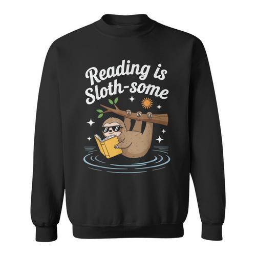 Booktrovert Shirt Reading Is Sloth Some Book Lover Sweatshirt - Bookorys AU
