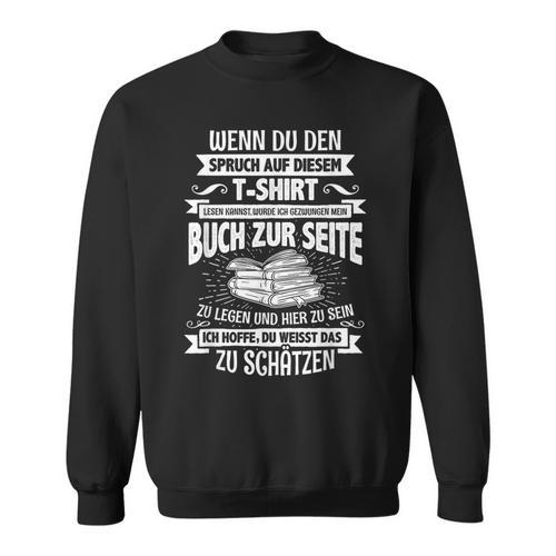 Bookworm Books Saying Reading Reader Sweatshirt - Bookorys