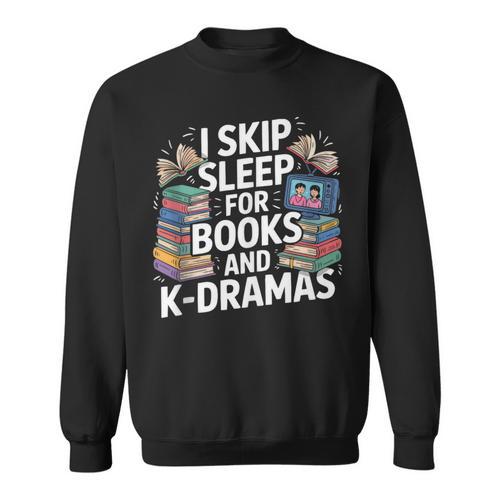 Bookworm K-Drama Korean Drama Oppa Book Reader South Korea Sweatshirt - Bookorys CA