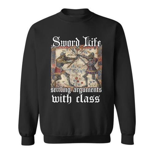 Buhurt Book Of Hours – Epic Knight Fight In Armor Buhurt Sweatshirt - Bookorys UK