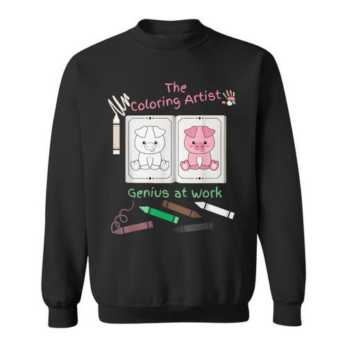 Coloring Book For Kids Ages 3 To 5 Color Inside The Lines Sweatshirt - Bookorys