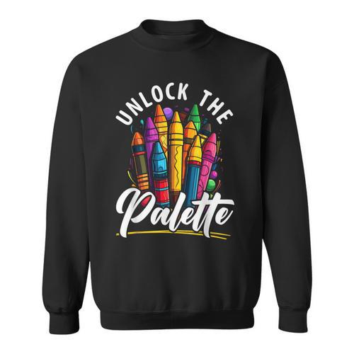 Coloring Book Lover Childrens Book Drawing Coloring Color Sweatshirt - Bookorys CA