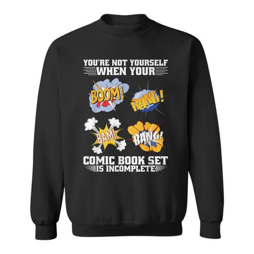 Comic Book Collecting Gear Collection Comics Collector Sweatshirt - Bookorys