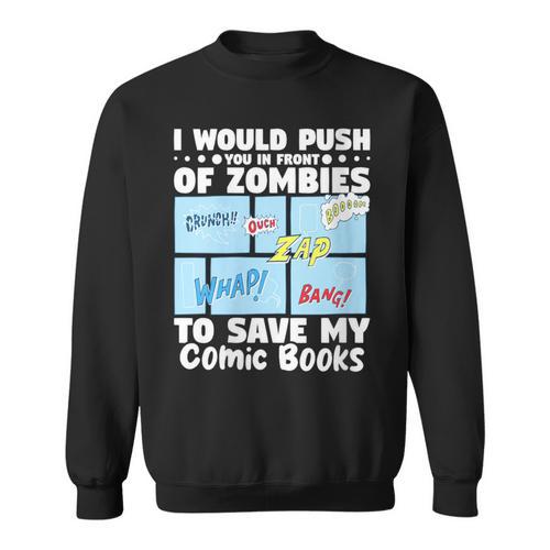 Comics Collecting Book Collector Guide Comics Lover Sweatshirt - Bookorys