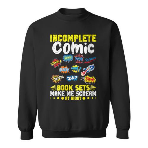 Comics Collector Gear Comic Book Collecting Comics Lover Sweatshirt - Bookorys