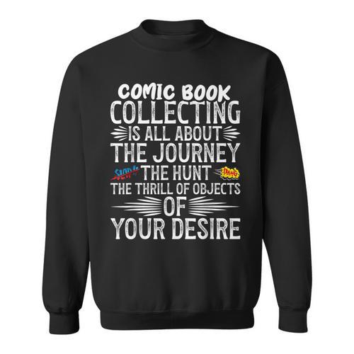 Comics Collector Supplies Comics Lover Comic Book Collecting Sweatshirt - Bookorys