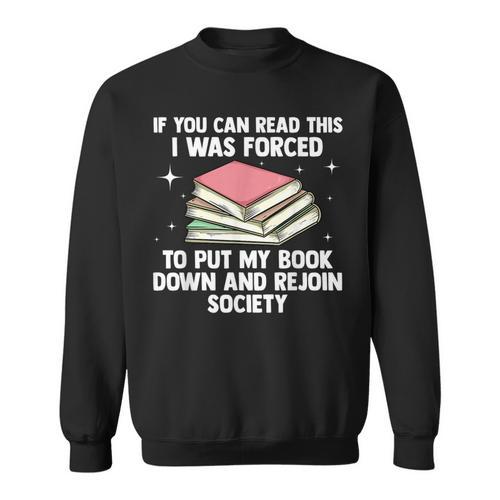 Cool Librarian Art For Men Women Novel Book Nerd Library Sweatshirt - Bookorys AU