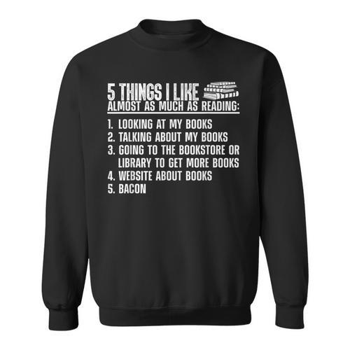 Cool Reading For Men Women Kids Bookworm Reading Book Lover Sweatshirt - Bookorys