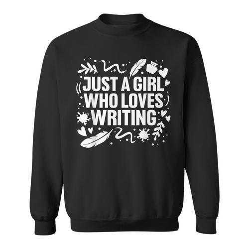 Cool Writing For Women Girls Book Writer Author Poetry Sweatshirt - Bookorys CA