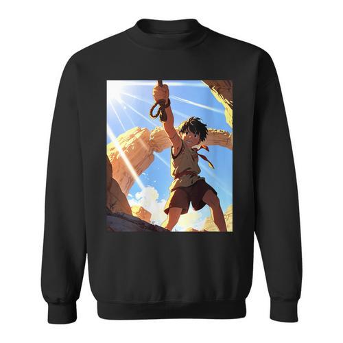 David And Goliath Bible Book Samuel King David Anime Manga Sweatshirt - Bookorys DE