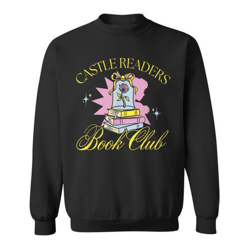 Disney Beauty And The Beast Belle Castle Readers Book Club Sweatshirt - Bookorys