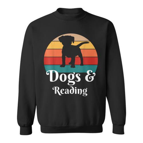 Dogs And Reading Books Sweatshirt - Bookorys DE