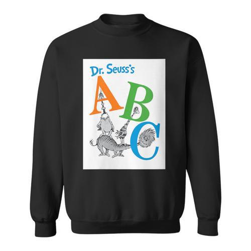 Dr Seuss ABC Book Cover Sweatshirt - Bookorys DE