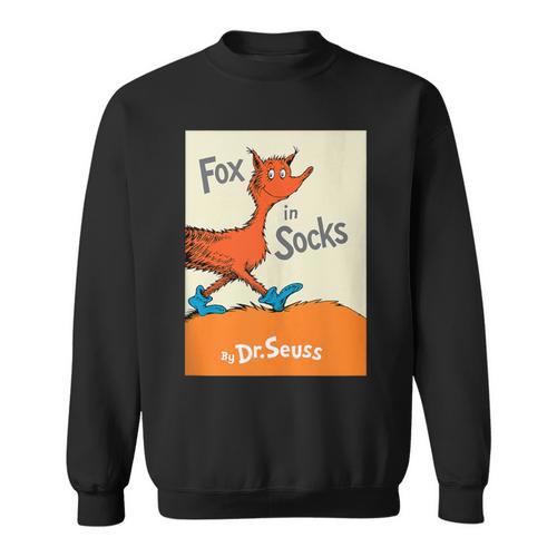 Dr Seuss Fox In Socks Book Cover Sweatshirt - Bookorys