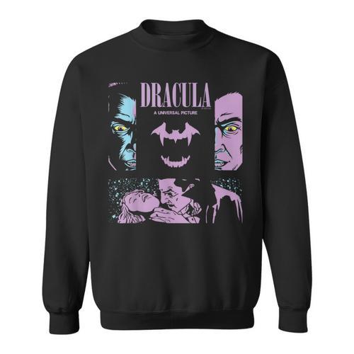 Dracula Comic Book Officially Licensed Sweatshirt - Bookorys DE