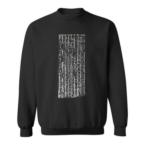 Egyptian Book Of The Dead Funerary Text Ancient Hieroglyphic Sweatshirt - Bookorys UK