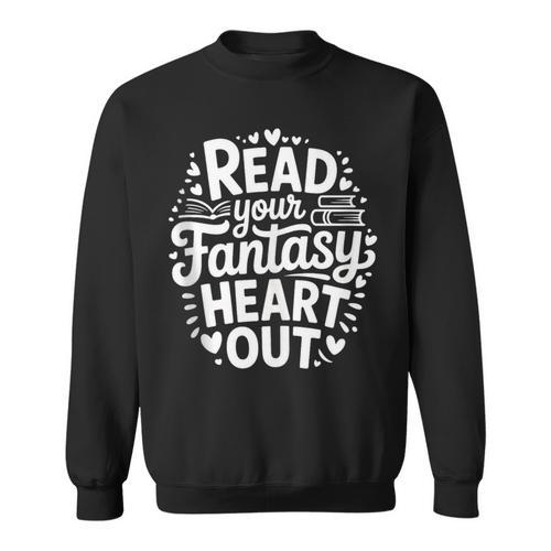 Fantasy Books Enthusiasts Men Women Kids Book Club Bookworm Sweatshirt - Bookorys AU