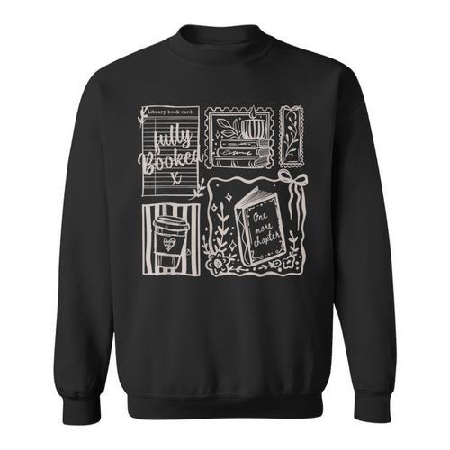 Fully Book One More Chapter Vintage Book Lovers Matching Sweatshirt - Bookorys UK