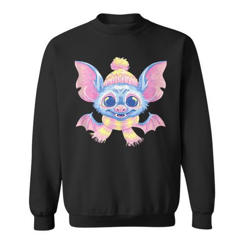 Goat Open Book Reading Animal Lover Graphic Portrait Round Sweatshirt - Bookorys DE