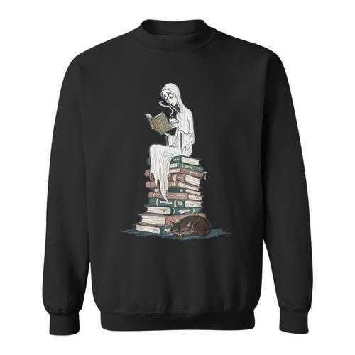 Gothic Librarian Halloween Books Tee For Teachers Sweatshirt - Bookorys CA