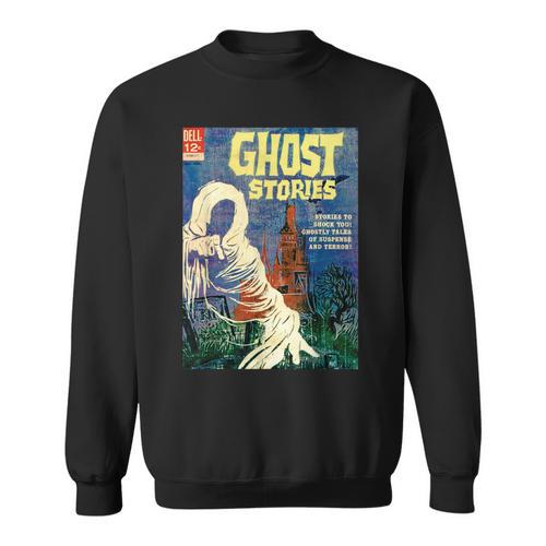 Halloween Horror Vintage Ghost Grim Reaper Comic Book Retro Sweatshirt - Bookorys