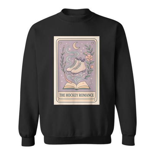 Hockey Romance Tarot Card Books Reader Cozy Reading Sweatshirt - Bookorys DE