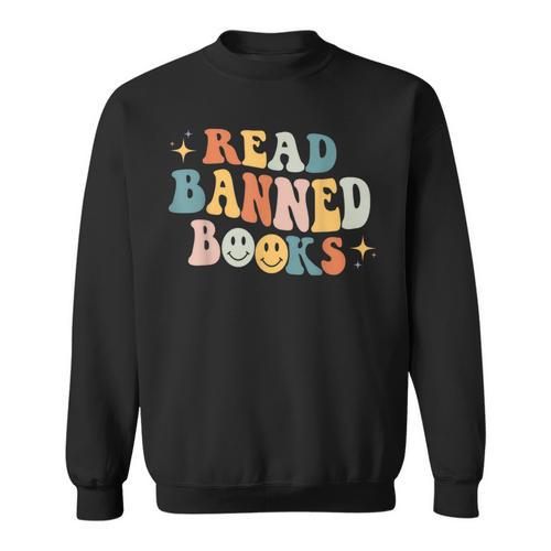 It's A Good Day To Read Banned Books Retro Literature Poet Sweatshirt - Bookorys CA