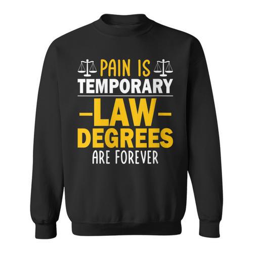 Law School Graduation Decoration Books Law Students Sweatshirt - Bookorys DE