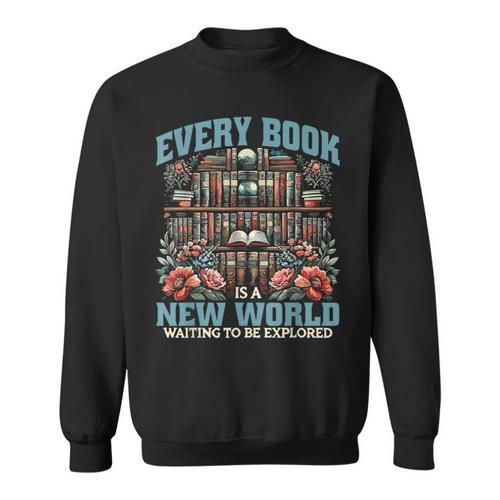 Librarian Bookworm Library Day Reading Books Sweatshirt - Bookorys AU