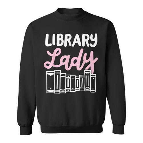 Librarian Library Books Reading Reader Sweatshirt - Bookorys AU