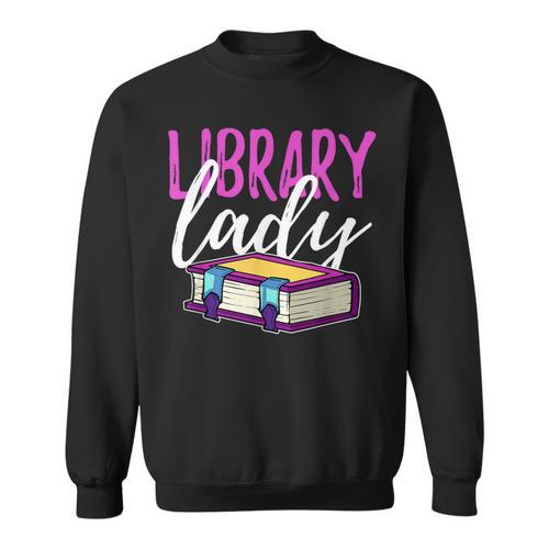 Librarian Library Reading Bookworm Books Sweatshirt - Bookorys AU