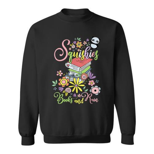Love Panda Squishy Animal Doodles Squishies Books And Rain Sweatshirt - Bookorys UK
