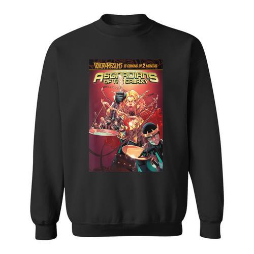 Marvel Comixology Asgardians Of The Galaxy Comic Book Cover Sweatshirt - Bookorys CA