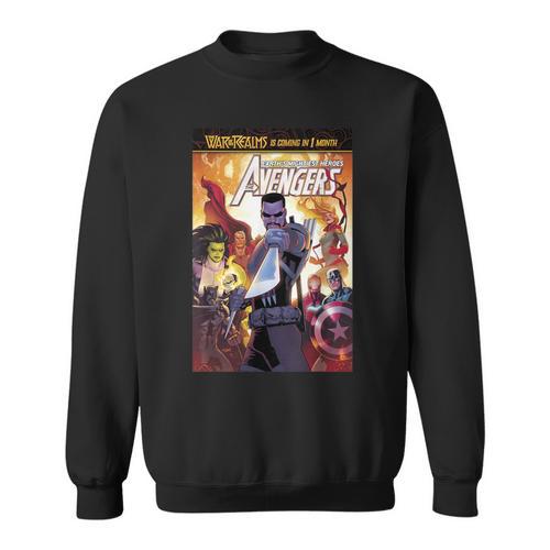 Marvel Comixology Avengers War Of Vampires Comic Book Cover Sweatshirt - Bookorys AU