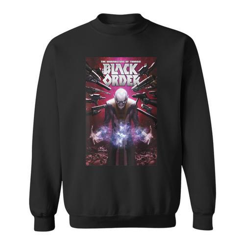 Marvel Comixology Order Ebony Maw Comic Book Cover Sweatshirt - Bookorys