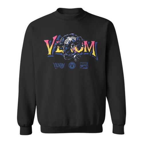 Marvel Spider-Man Venom Comic Book Awesome Logo Sweatshirt - Bookorys AU