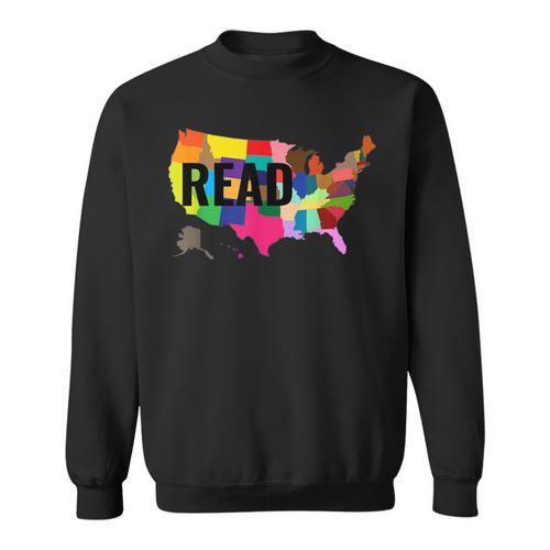 National Read America Shirt United States Read Books Sweatshirt - Bookorys CA