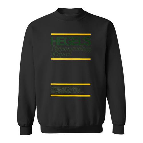 The Phenomenology Of Spirit Hegel Book Cover Sweatshirt - Bookorys DE