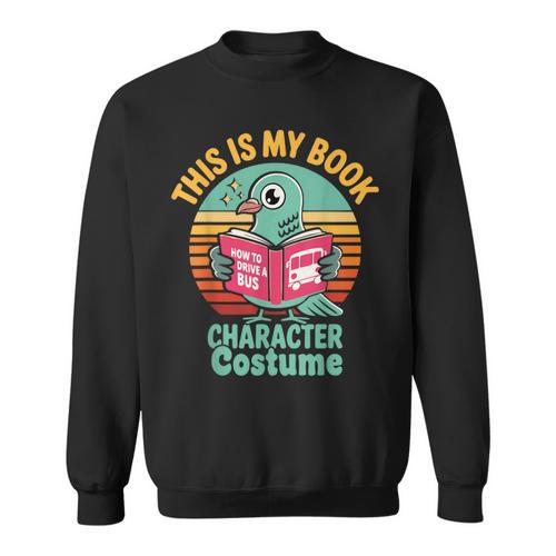Pigeon Book Character Costume For Reading Day Sweatshirt - Bookorys AU