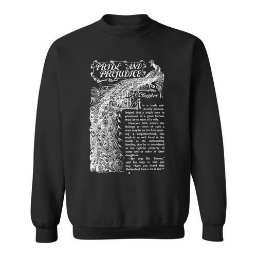 Pride And Prejudice Women Jane Austen Books Sweatshirt - Bookorys