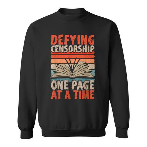 Read Banned Books Defying Censorship Banned Books Sweatshirt - Bookorys
