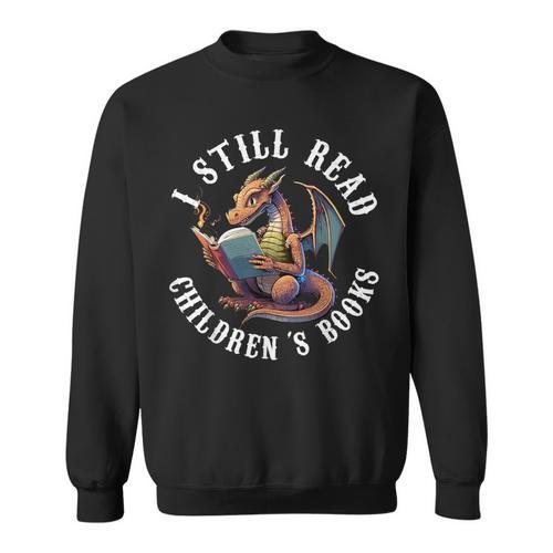 I Still Read Children's Book Bookworm Reader Love Reading Sweatshirt - Bookorys DE
