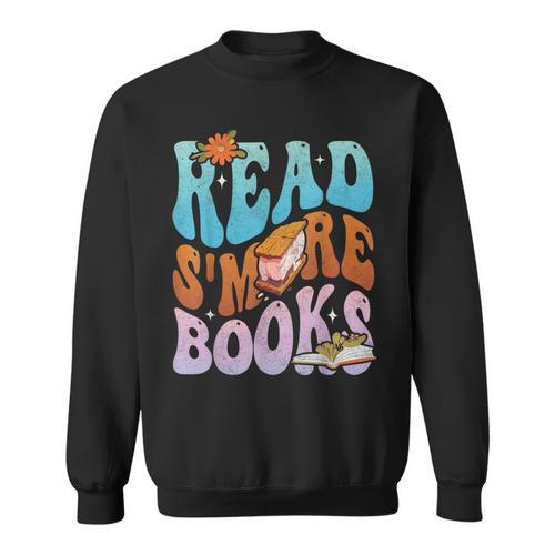 Read S'More Books Cute Campfire For Book Love Sweatshirt - Bookorys CA