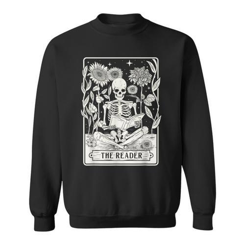 The Reader Book Lover Reading Bookworm Reader Sweatshirt - Bookorys DE