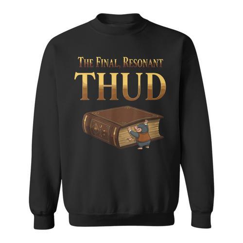 Reader Mole Finished Book Humor Literary Apparel Sweatshirt - Bookorys UK