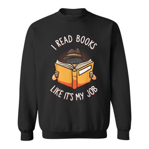 Reading Book Lover Librarian Bibliophile Teacher Sweatshirt - Bookorys DE