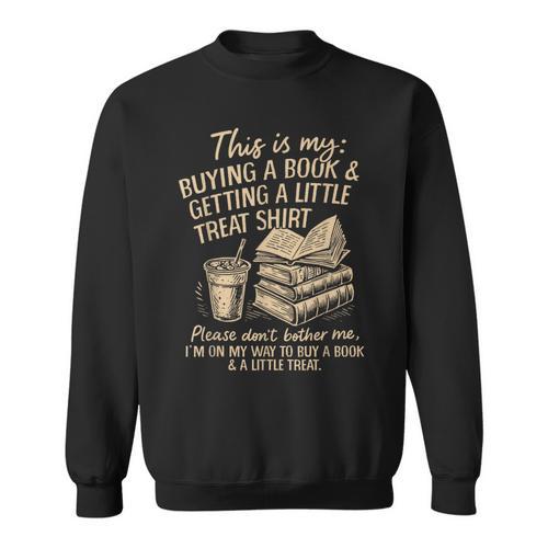 Reading Bookish Book Club Caffeinated Books & Coffee Lover Sweatshirt - Bookorys