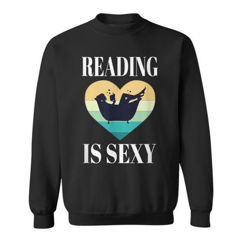 Reading Books In Bathtub Bathing Sexy Bookworm Reading Rats Sweatshirt - Bookorys UK