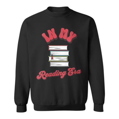 In My Reading Era Book Lover Librarian Author Bookish Reader Sweatshirt - Bookorys
