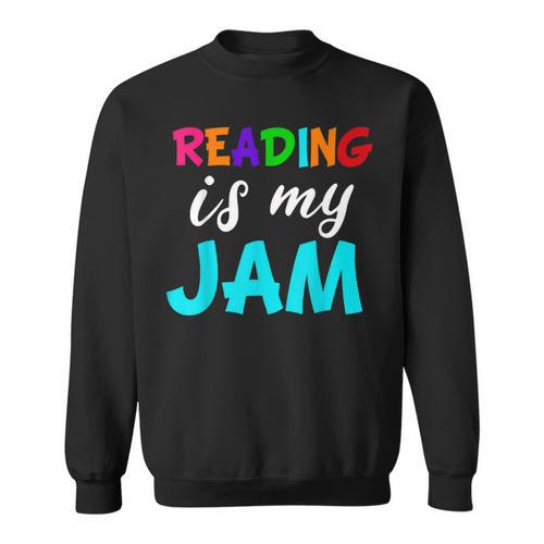 Reading Is My Jame Bookworm Books Teacher Bibliophile For Men Women Kids Sweatshirt - Bookorys AU